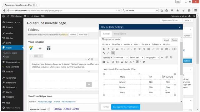 Manipuler les tableaux avec Wordpress 4 смотреть онлайн
