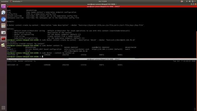 docker deploy container di host remote смотреть онлайн