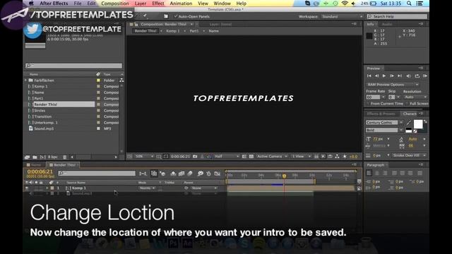 FREE 2D Splashy After Effects Intro Template: #568 + Tutorial смотреть онлайн