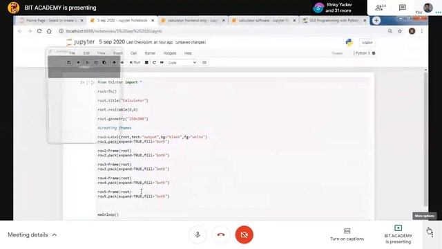 Python Project GUI Calculator With Tkinter | GUI Calculator Part - 1|GUI Calculator | Python Projec смотреть онлайн