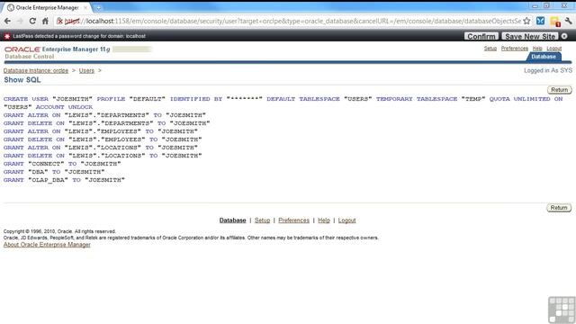 Oracle 11G Tutorial | Creating and Removing Users | InfiniteSkills Training смотреть онлайн