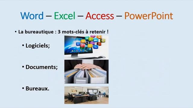 Word Excel Access Powerpoint présentation logiciels bureautiques pour la production de documents смотреть онлайн