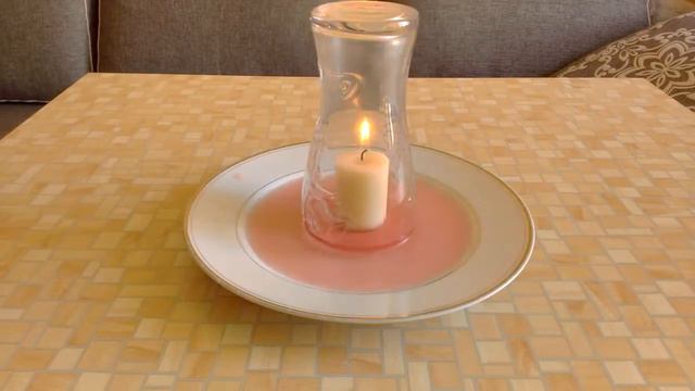 Эксперимент со свечой и водой смотреть онлайн