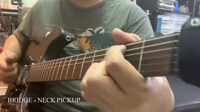 JCraft LTX1 with Musiclily Wilkinson M-Series Alnico V Vintage Tone Pickups смотреть онлайн