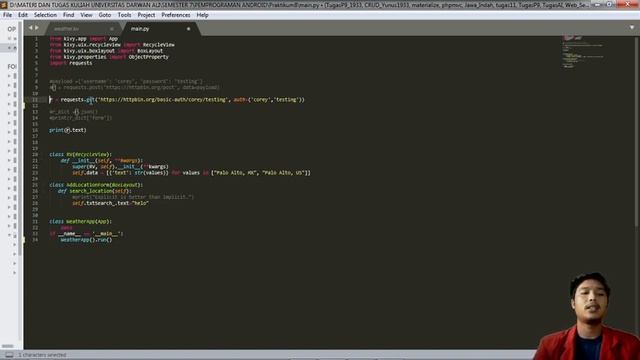 Penerapan Method POST Dan GET Data JSON Menggunakan KivyMD смотреть онлайн