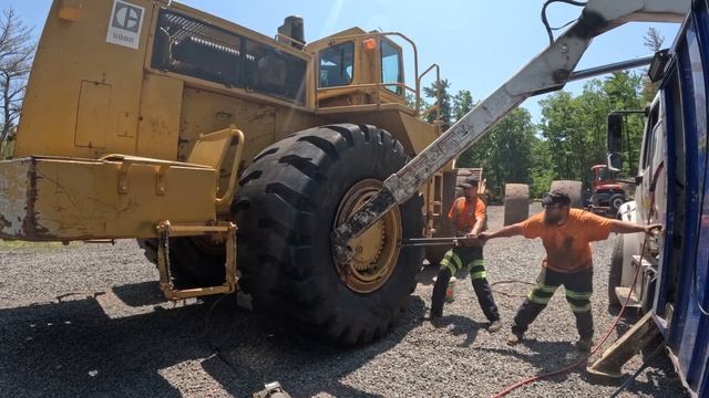 New Tires For 988 Loader