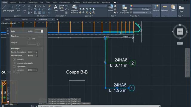 Ferraillage d'une poutre - Auto Armatures - FR смотреть онлайн