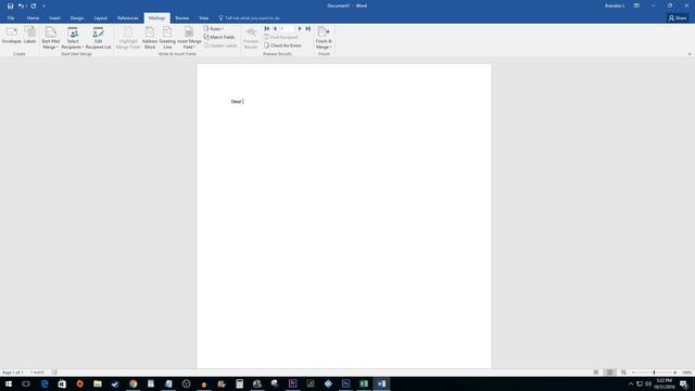 Excel 2016 : How to Do an Excel/Word Mail Merge смотреть онлайн