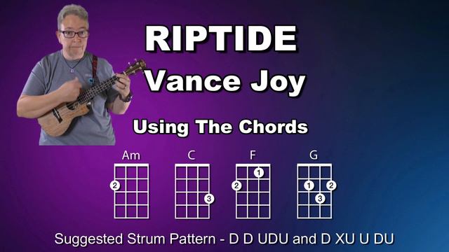 Riptide - Ukulele Tutorial For Uke Play Along смотреть онлайн