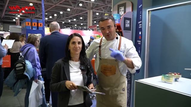 Шашлык из белуги. Выставка 