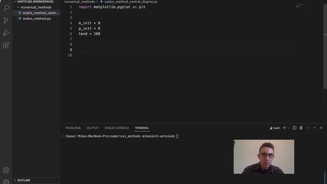 Euler's Method in Python: Gene Expression Example смотреть онлайн