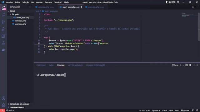#16 - PHP - MINI CURSO PDO - 01. Método exec() смотреть онлайн