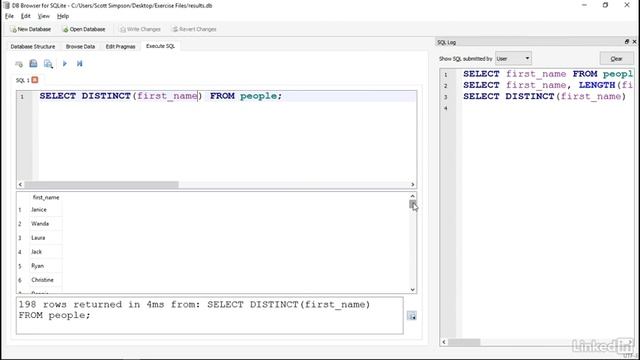 Find information about the data - Learning SQL Programming смотреть онлайн