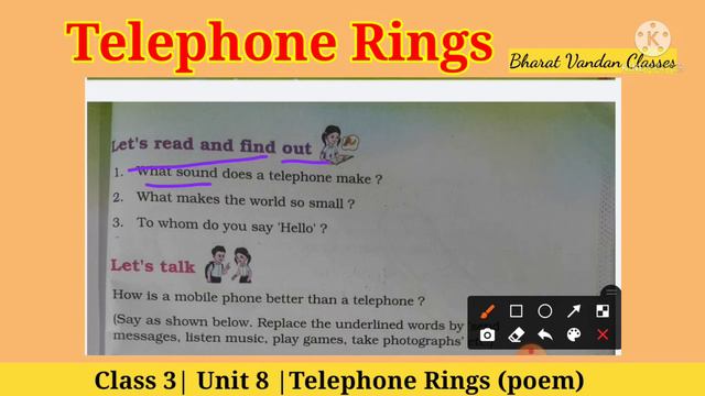 Telephone Rings (poem) with Questions and Answers | Sunshine III смотреть онлайн