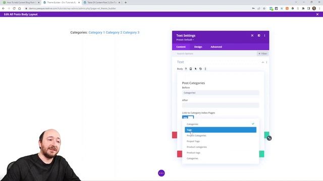 How To Add Current Blog Post Category And Tag Meta Links In Divi смотреть онлайн