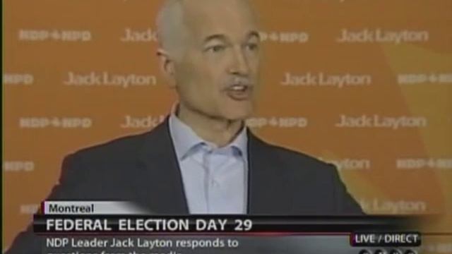 Jack Layton stuggles to name his Quebec candidates and proceeds to get snippy смотреть онлайн
