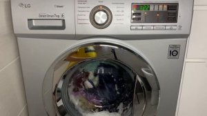 Стирка на LG стирка полотенец Хлопок 60 1200 об мин Часть 1