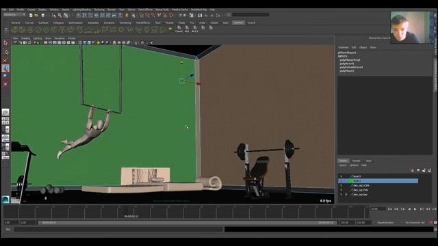 Quick rendering for animators in Maya. Быстрый рендеринг для аниматоров (1 part) смотреть онлайн