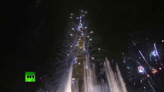Новогодний фейерверк 2014 (Дубай) - New Year's Fireworks 2014 (Dubai) смотреть онлайн