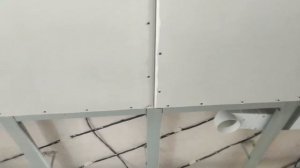 Стройка дома - 95. Потолок на кухне из гипсокартона с освещением и вентиляцией. Своими руками