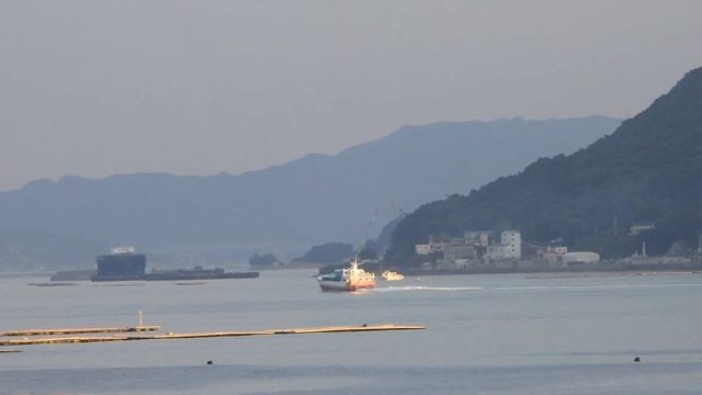 瀬戸内海の夕暮れ（広島県安芸郡坂町） смотреть онлайн