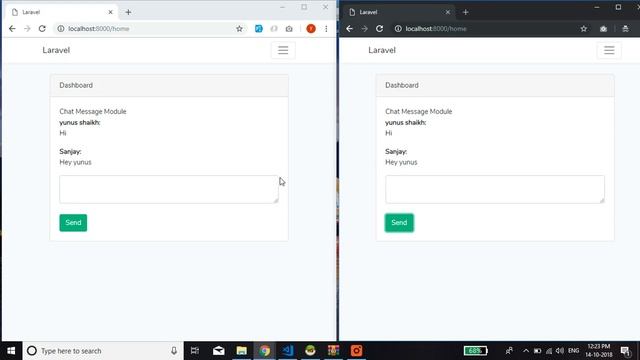Laravel - Socket.io - real time chat app demo with source code смотреть онлайн