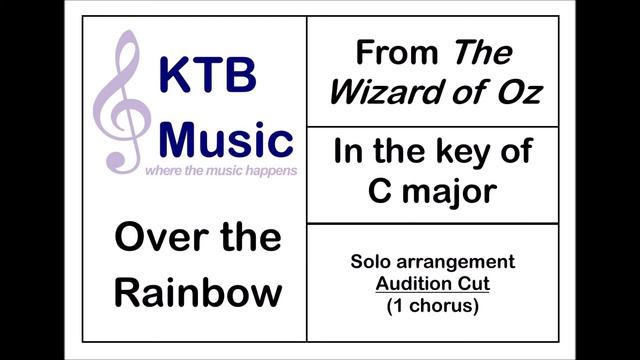 Over the Rainbow (Audition Cut)[Piano Accompaniment]*in C major смотреть онлайн