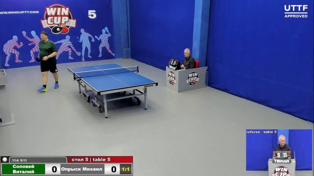 20:30 Соловей Виталий 3-1 Опрыск Михаил стол 5 ЮГ-3 17.03.21 смотреть онлайн