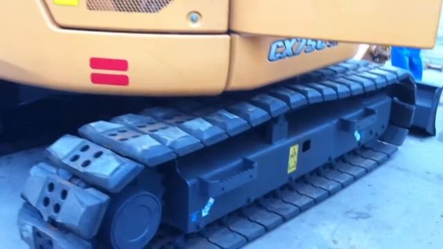 Мини-экскаватор, Case CX 75 C смотреть онлайн