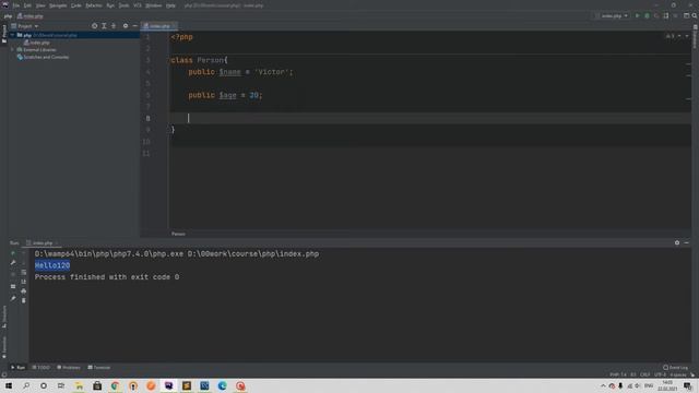 PHP курс для Laravel. 12. Классы php смотреть онлайн