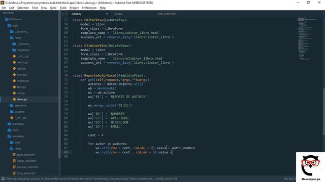 Taller 2. Reporte básico en Excel Django смотреть онлайн