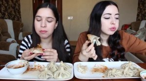 20 ГРУЗИНСКИХ ХИНГАЛЕЙ / КТО БЫСТРЕЕ ? MUKBANG не asmr Ayka Emilly Ask Fatima