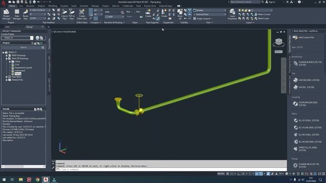 Autocad Plant 3D - Insulation Pipe смотреть онлайн