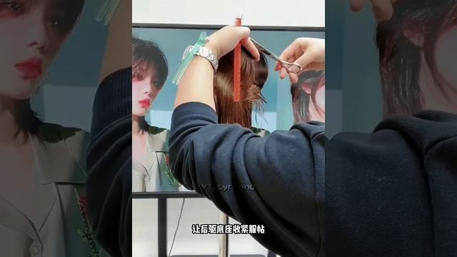 WOLFCUT✁ (short hair) - TUTORIAL [step by step]✧ смотреть онлайн