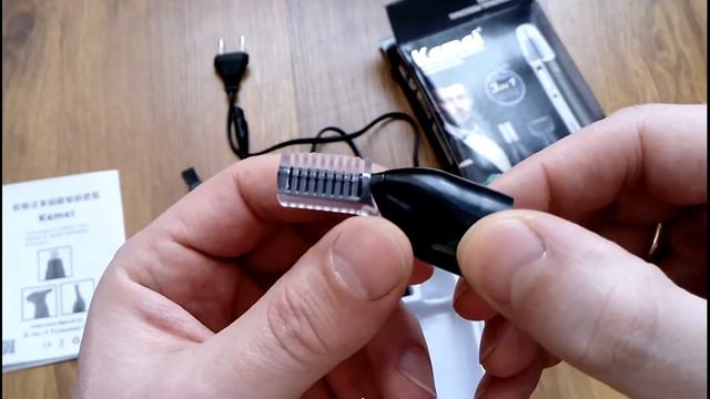 Распаковка и обзор профессионального Электрического триммера Kemei KM-6631 3 в 1 смотреть онлайн