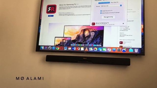 Mirror your Mac to a Samsung Smart TV wirelessly смотреть онлайн