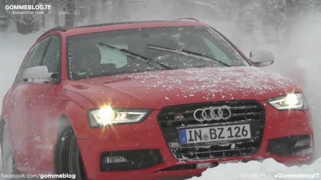 AUDI S4 | SNOW DRIFT with FC Bayern München Players смотреть онлайн