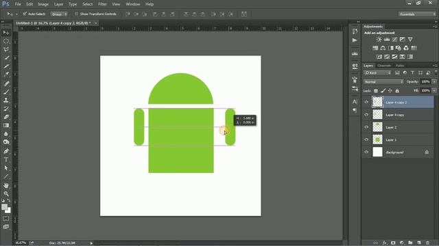 How to create Android Logo ｜ Photoshop tutorial Logo Design смотреть онлайн