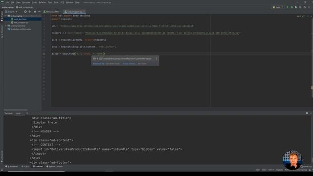 Como fazer web scraping para monitorar preços usando python смотреть онлайн