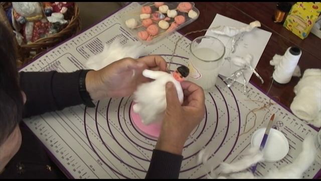 игрушка из ваты "Северный мальчик" (чукча) ручная работа смотреть онлайн