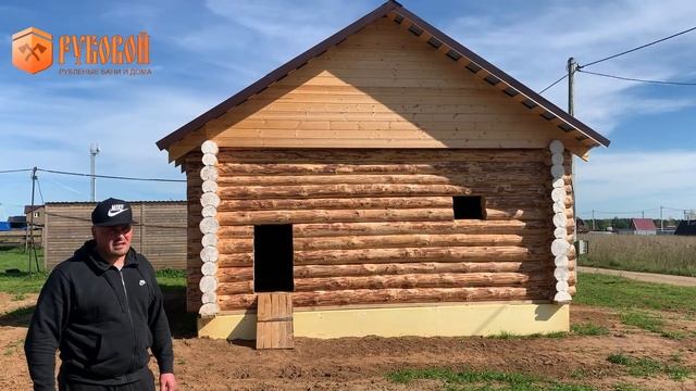 Баня 6 на 6 на дачном участке _ СК Рубовой смотреть онлайн