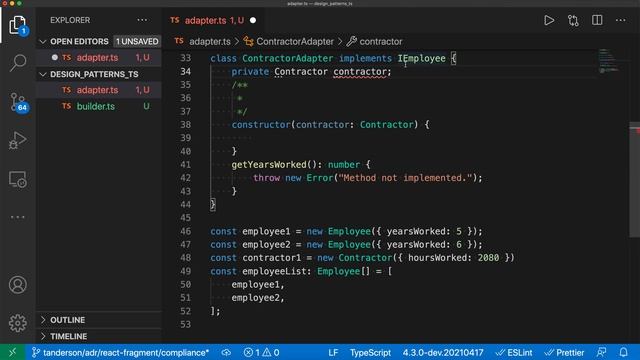 Adapter Design Pattern in TypeScript смотреть онлайн