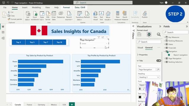 Stunning Page Navigation in Power BI смотреть онлайн