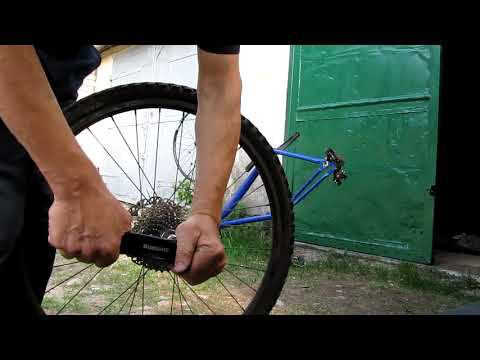 Вороток из велосипедных запчастей. Замена кассеты без хлыста.