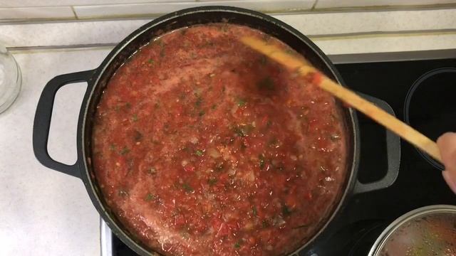 Универсальная ПРИПРАВА на зиму. Можно в борщ, а можно и с пельмешками. смотреть онлайн