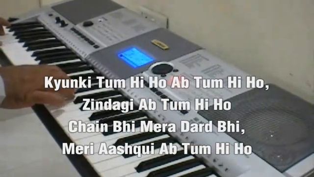 "Tum hi ho" from Aashiqui Instrumental on Yamaha PSR I425. смотреть онлайн