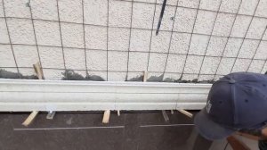 Дагестанский камень. Ставим начинающий карниз ?