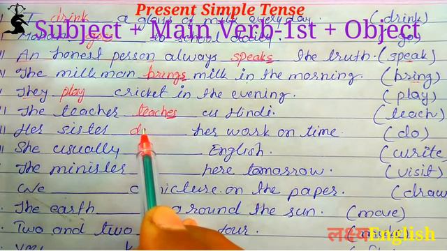 Present Simple Tense || Practice Material || By Devendra Saini смотреть онлайн