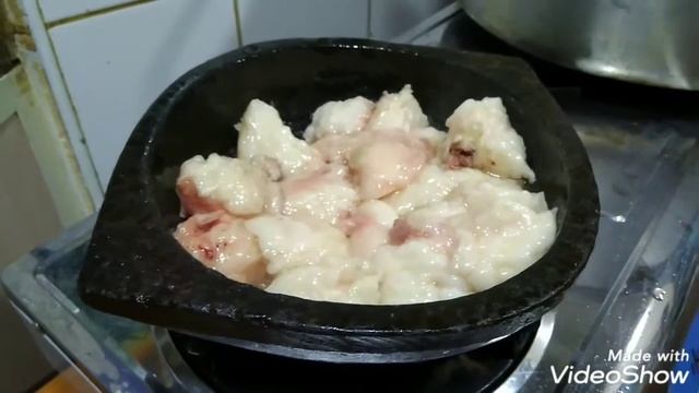 Fat fry | sheep tail fat | how to fry sheep tail fat | healthy food смотреть онлайн