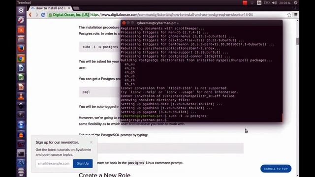 Install PostgreSQL and pgAdmin on Ubuntu 15.10 смотреть онлайн